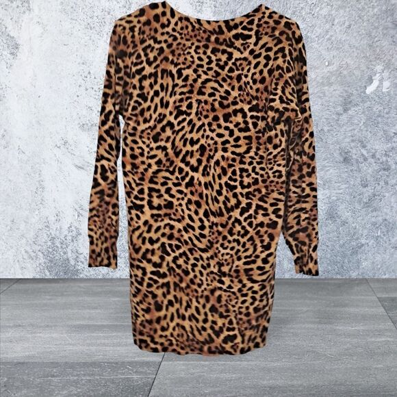 NWT CHICO’S Mountain Lynx V Neck Tunic Pullover Sweater Sz OP Cashmere b… - Picture 2 of 7